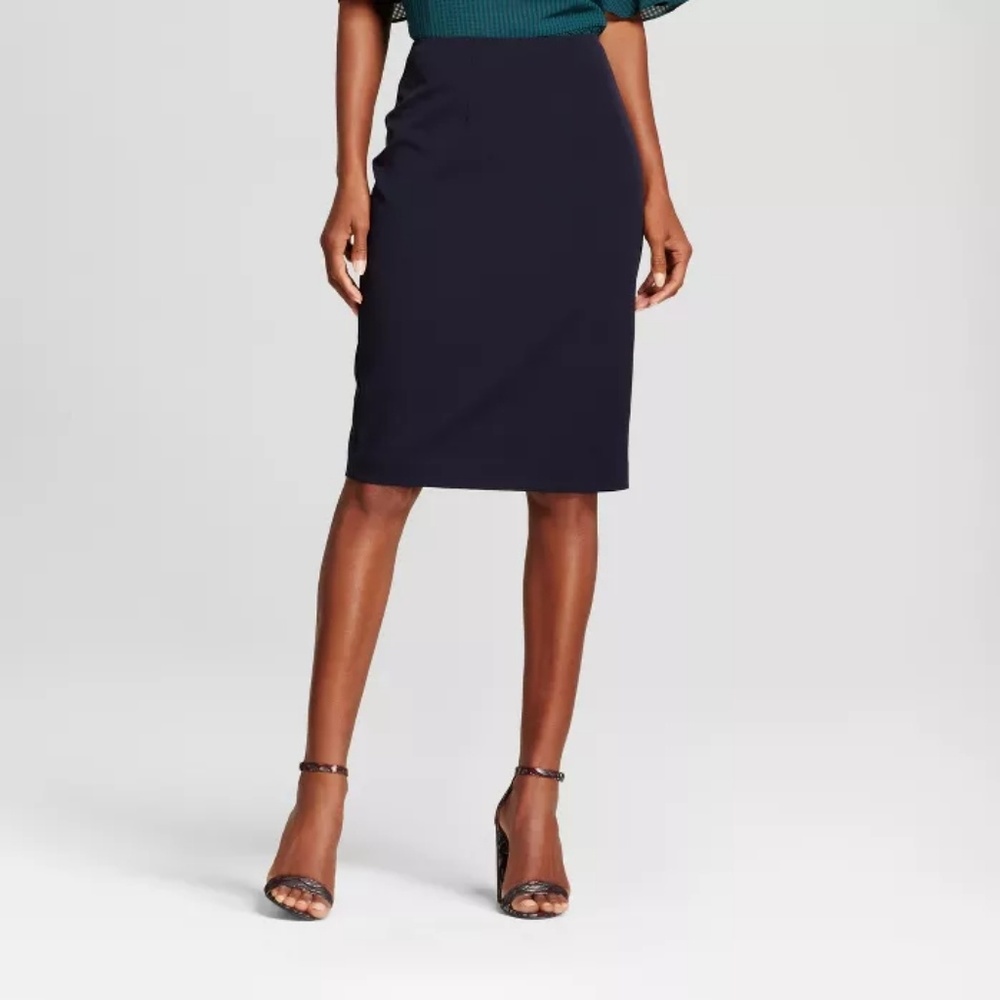 The Limited Tall Navy Pencil Skirt